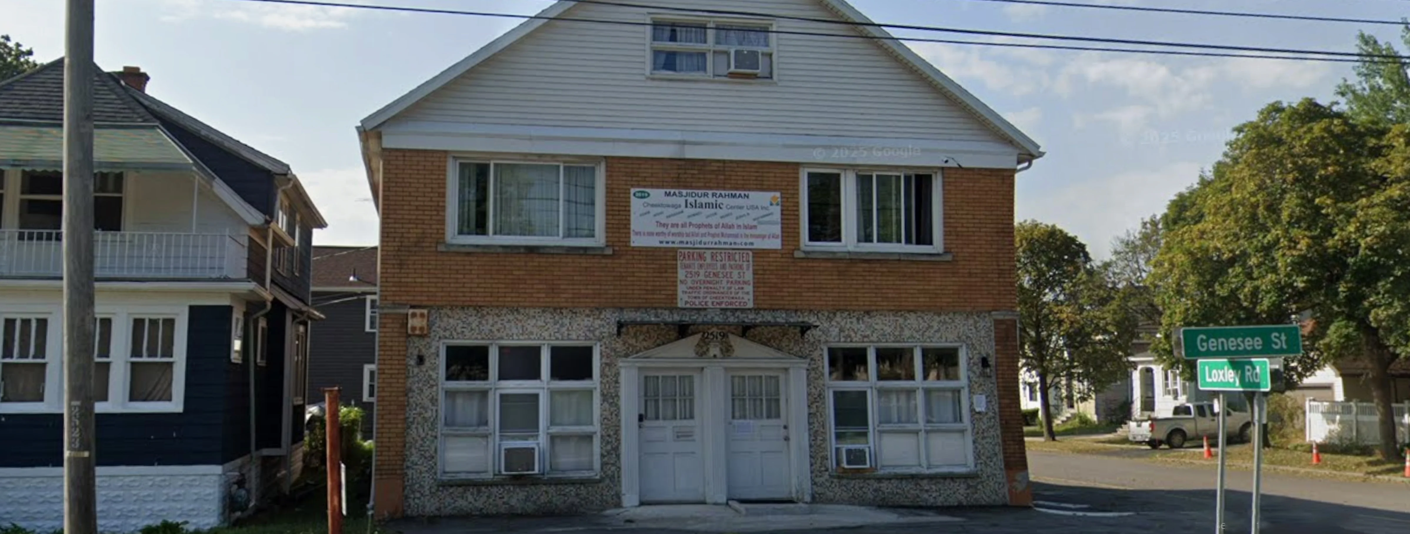 Exterior view of Masjidur Rahman Cheektowaga building